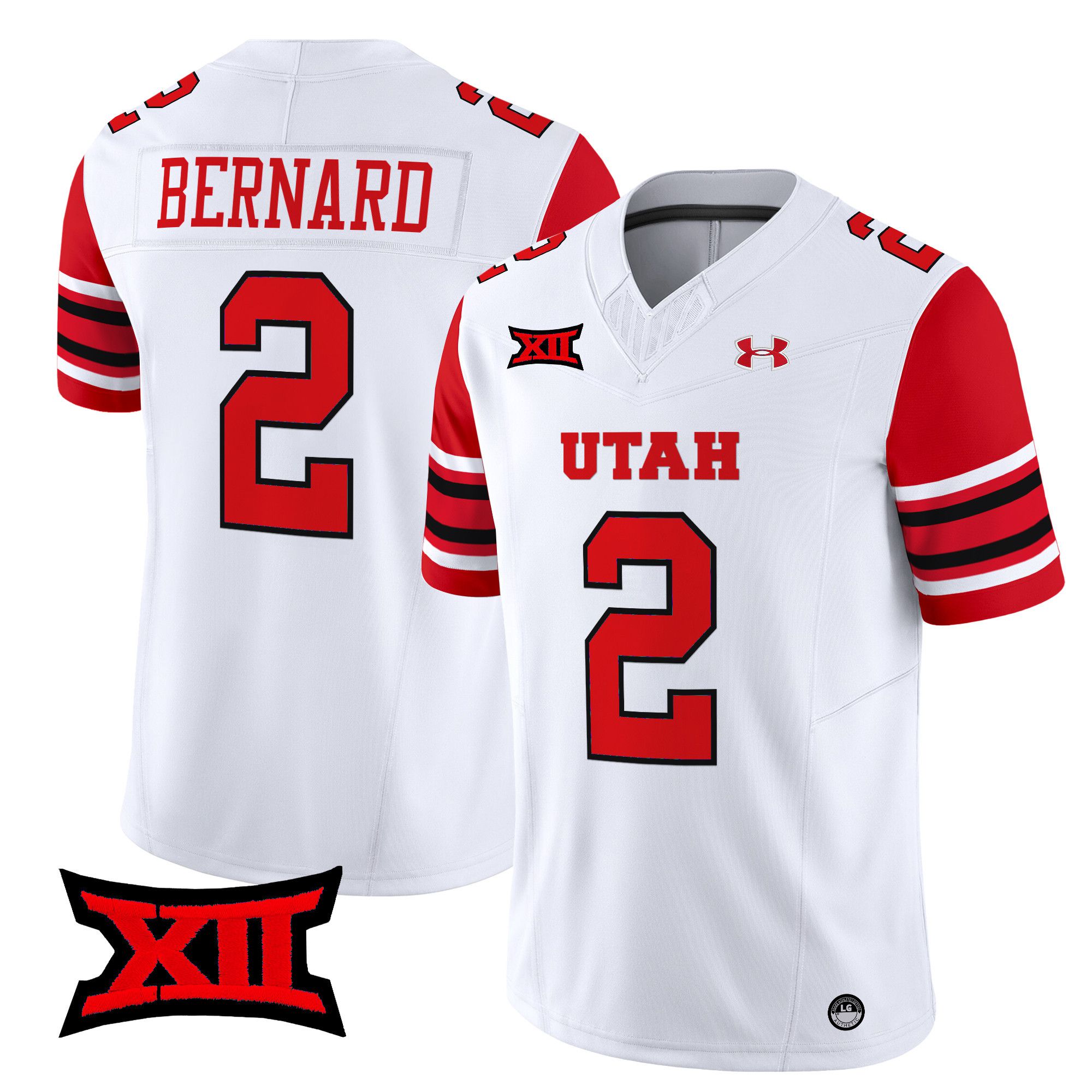 Men Utah Utes #2 Bernard White 2024 Vapor Limited NCAA Jersey